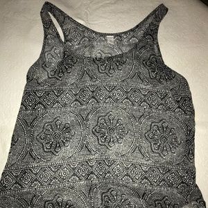 Old Navy Patterned Sheer Blouse